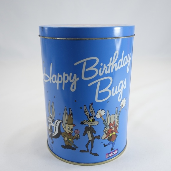 Brach's Bugs Bunny "Happy Birthday" 50th Anniversay Tin - Picture 2 of 8